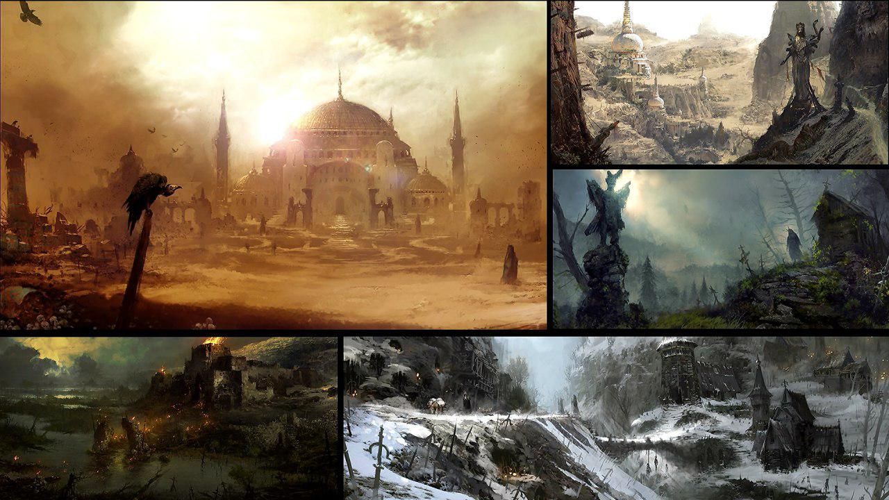 Локации в Diablo IV. Источник: BlizzCon 2019