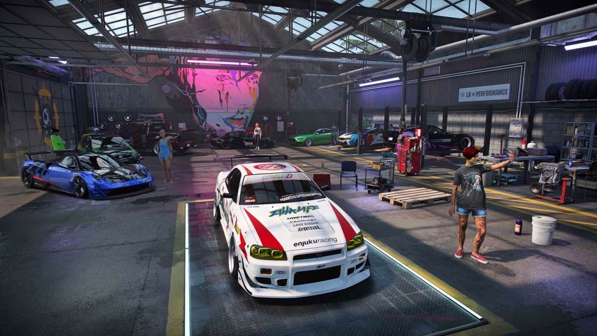 В этом гараже игрок будет оказываться едва ли не чаще, чем на гоночных трассах
Источник: EA Games