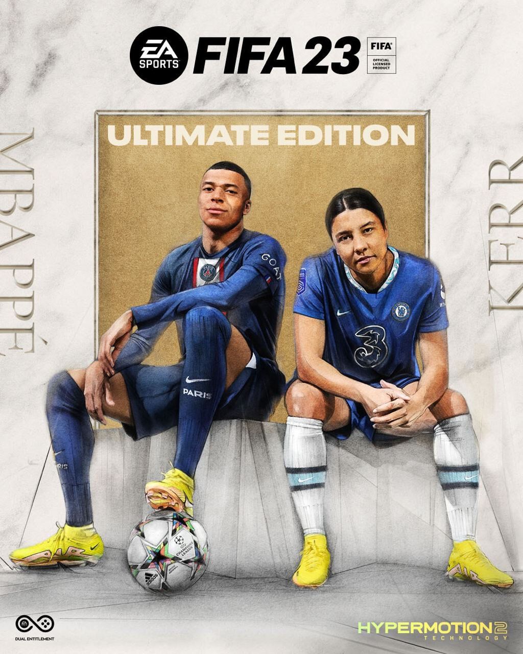 Обложка Ultimate-издания FIFA 23