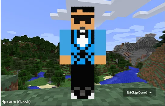 PSY в Minecraft