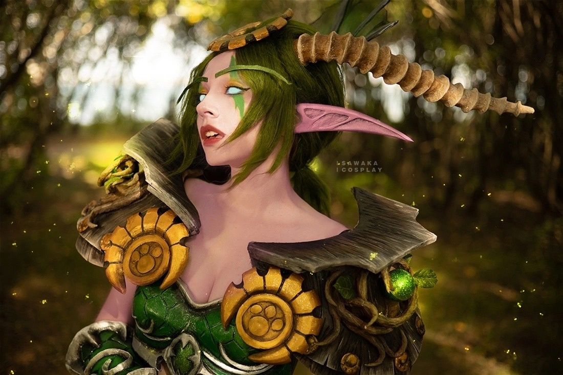 Косплей на Изеру из World of Warcraft. Косплеер: Екатерина Sawaka cosplay~ Савушкина