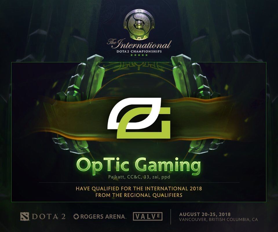 OpTic Gaming едут на The International 8
