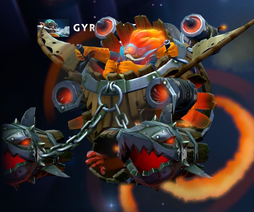 Сет на Gyrocopter из голосования для Collector\'s Cache | Источник: Dota 2