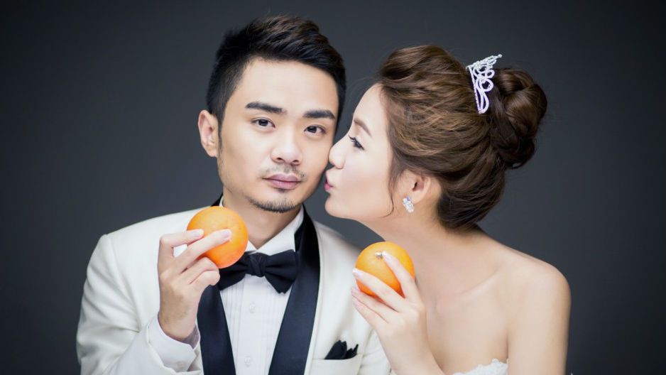 Свадебная фотография xiao8 и Чжао Цзе
