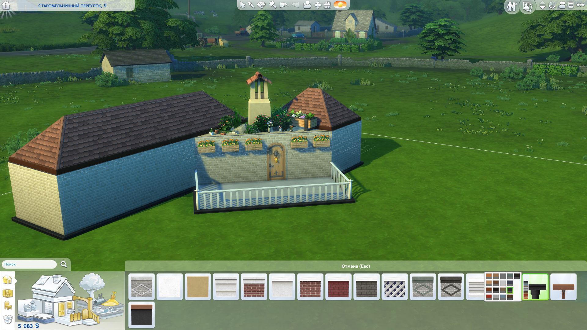 Моя первая попытка создать деревенский дом | The Sims 4, &laquo;Загородная жизнь&raquo;