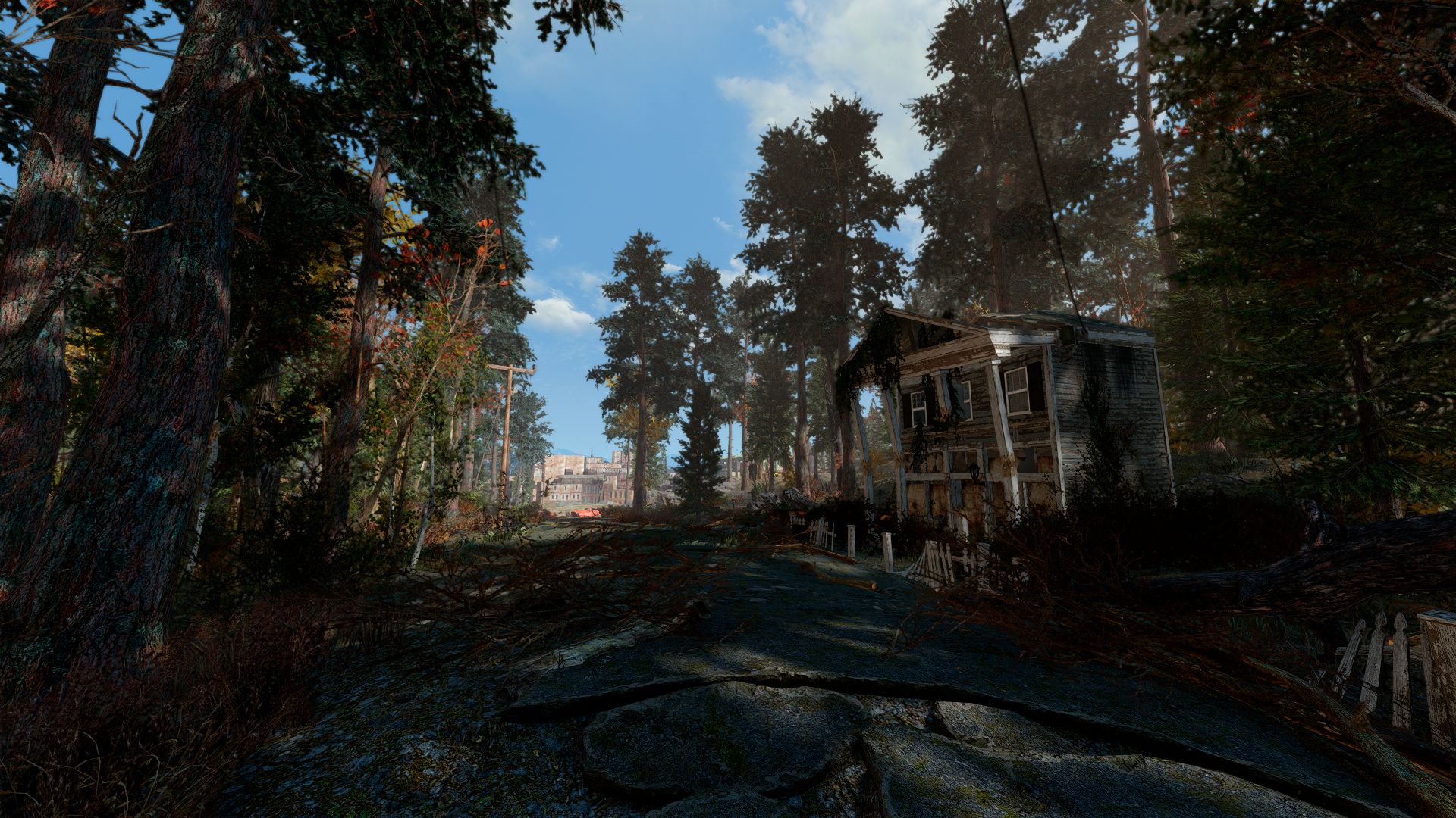 Fallout 4 деревья и трава фото 9
