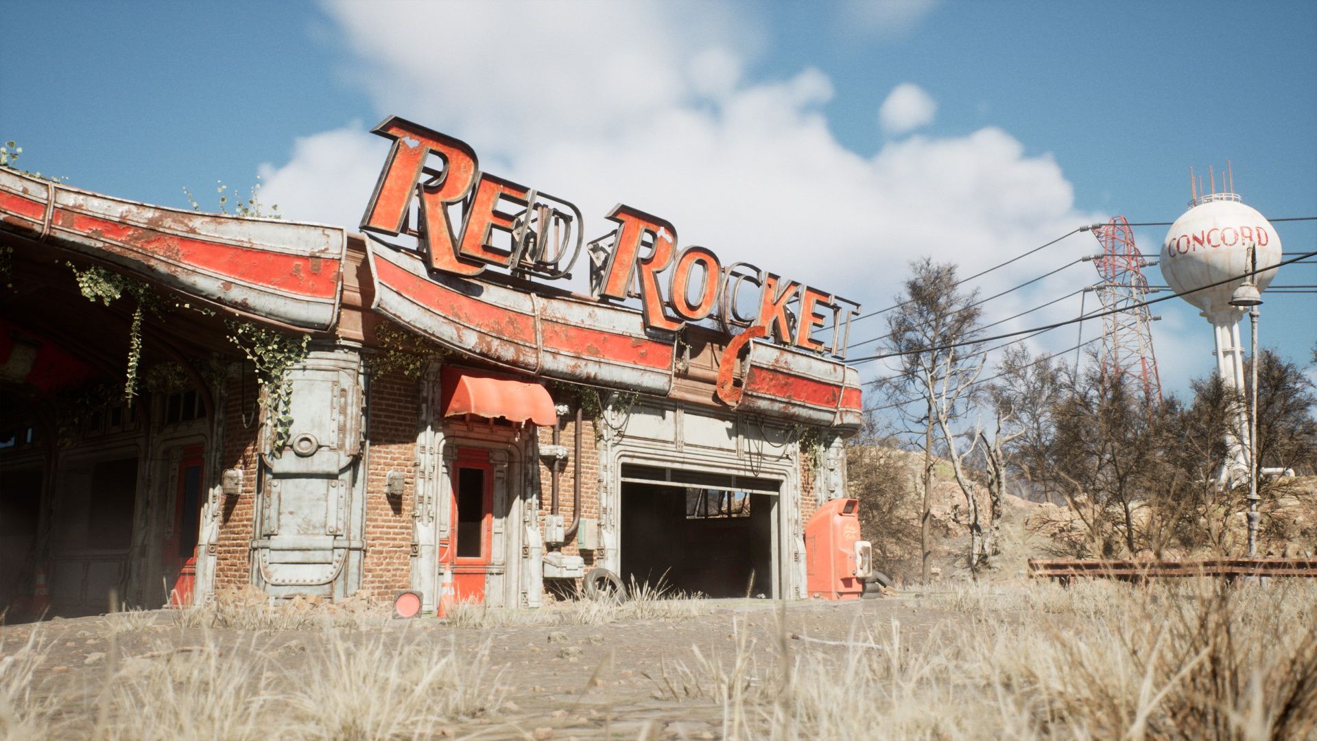 Fallout 4 сигнал бедствия стоянка грузовиков красная ракета фото 44