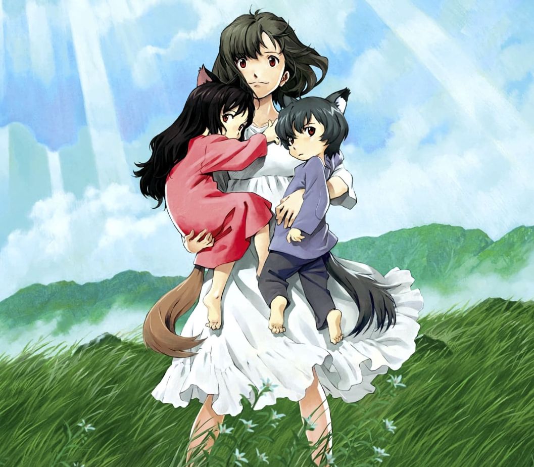 Постер аниме «Волчьи дети Амэ и Юки»