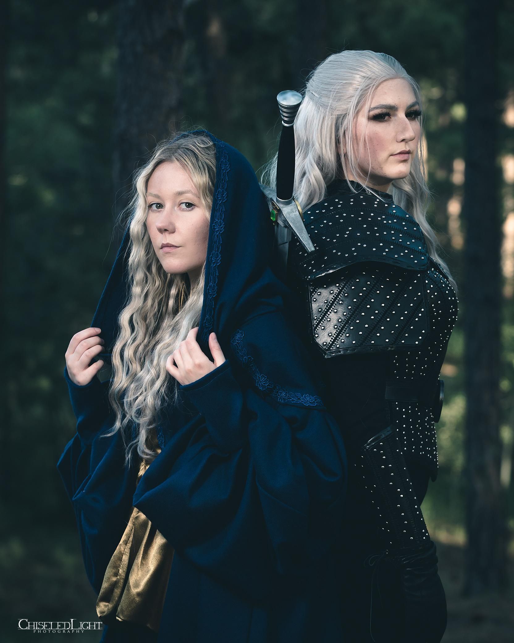 Косплей на Геральта и Цири из сериала The Witcher от Netflix. Источник: instagram.com/laurendoescosplay. Авторы: Loren и Shersten.
