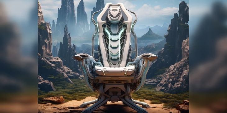 Трон для Skyrim — нейросеть показала геймерские кресла по мотивам игр