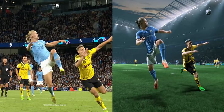 В EA SPORTS FC 24 будут реалистичные движения настоящих футбольных звезд