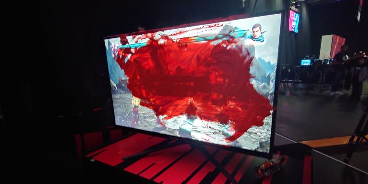 Климатические активисты облили краской мониторы игроков в финале киберспортивного турнира