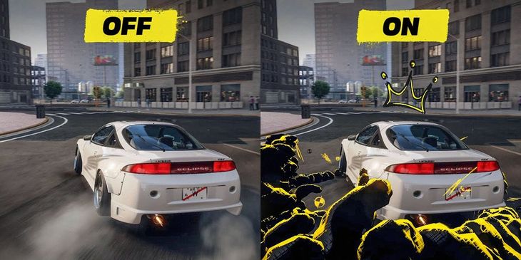 Блогер сравнил Need for Speed Unbound с мультяшными эффектами при вождении и без них