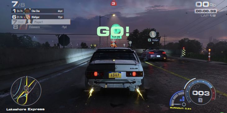 Разработчики новой Need for Speed показали геймплей классической гонки