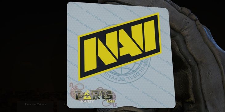 Valve ошиблась в названии стикера NAVI к BLAST.tv Paris Major 2023