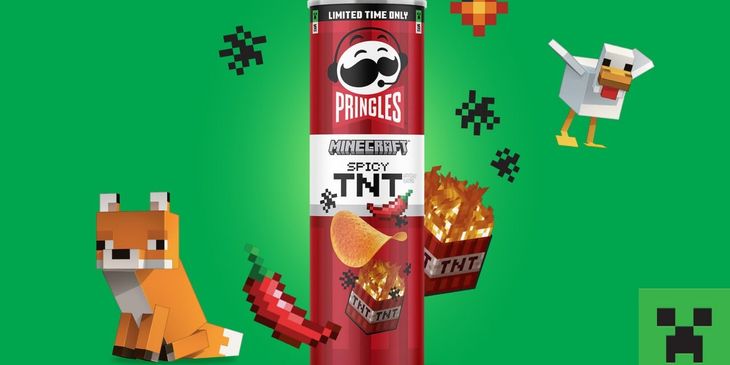 Pringles выпустила чипсы со вкусом динамита из Minecraft