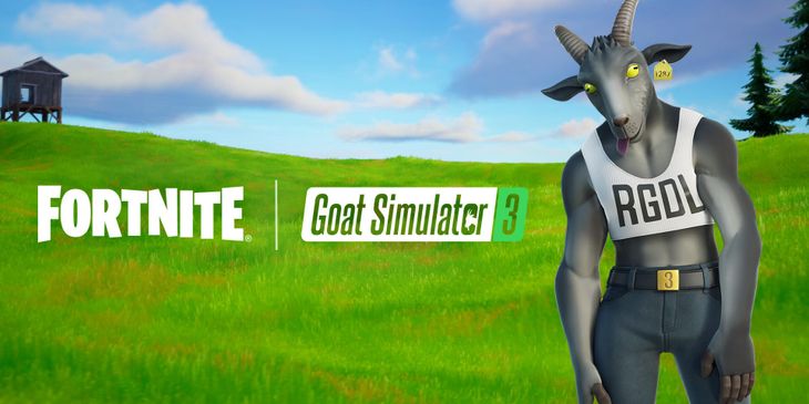 В Fortnite появился скин козы из Goat Simulator 3