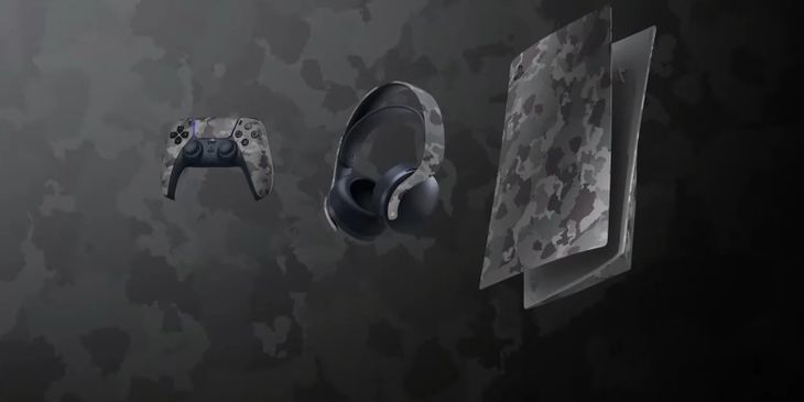 Sony представила камуфляжную коллекцию аксессуаров для PlayStation 5