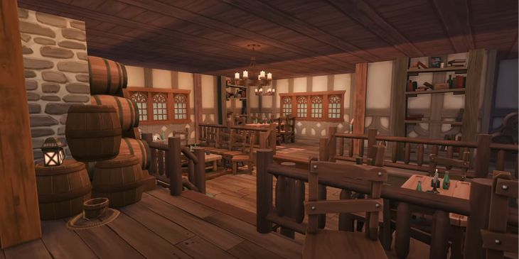Геймерша построила таверну Златоземья из WoW в The Sims 4