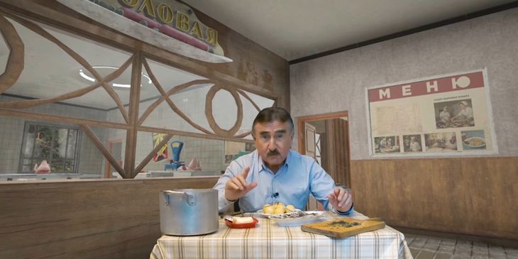 Леонид Каневский сразился с роботами-близняшками в Atomic Heart