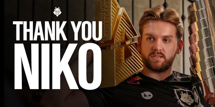 «Спасибо, NiKo» — G2 выпустила «прощальный» ролик с NiKo