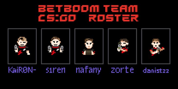 BetBoom Team представила состав по CS:GO с nafany и KaiR0N-