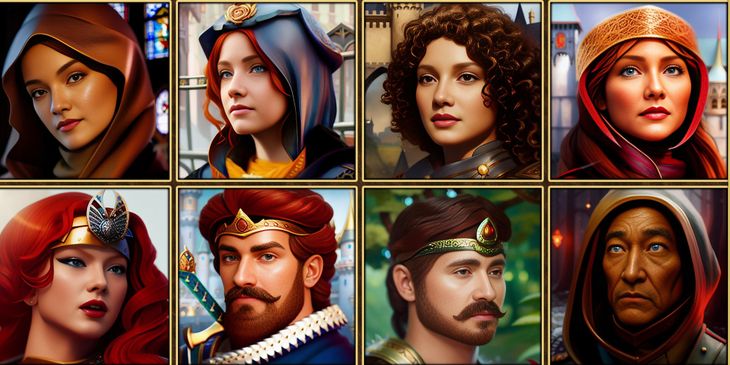 Нейросеть нарисовала портреты персонажей Замка из «Героев меча и магии 3» в HD