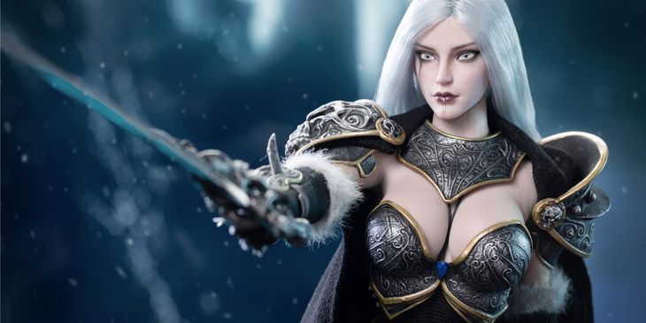 Представлена женская фигурка Короля-лича из World of Warcraft