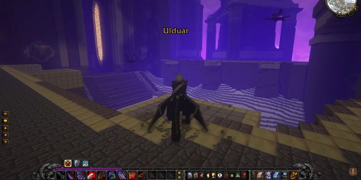Игрок объединил World of Warcraft и Minecraft — он показал рейд на Короля-лича в «песочнице»