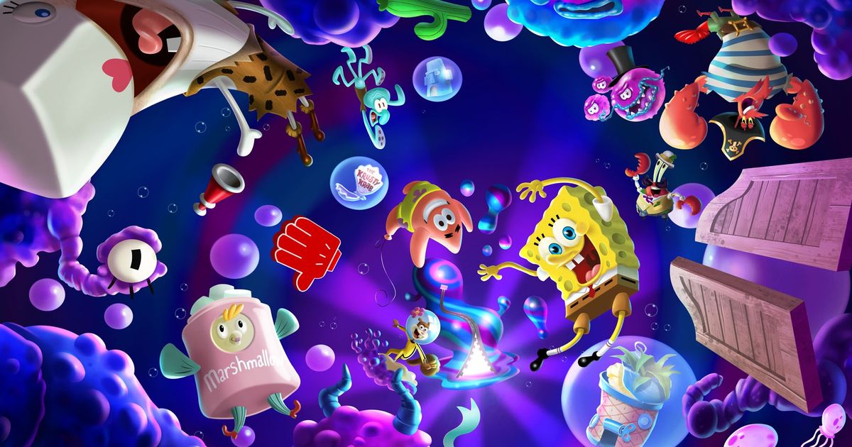 Губка боб cosmic на андроид. Spongebob squarepants: the cosmic shake. губка боб квадратные штаны.