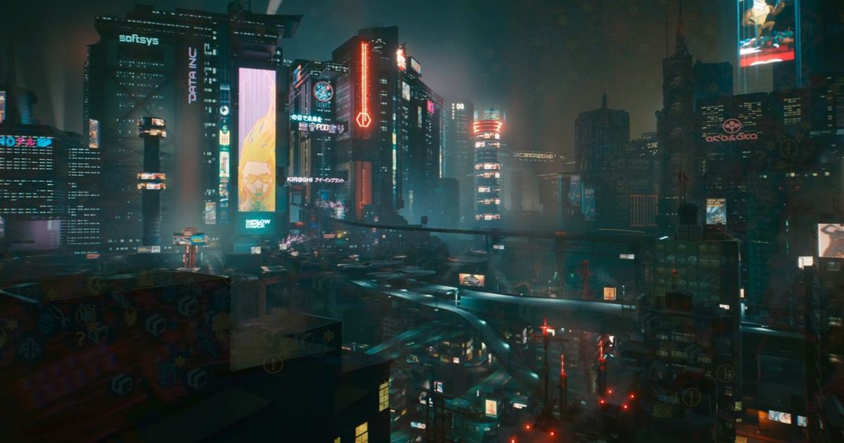 Карта киберпсихов cyberpunk 2077