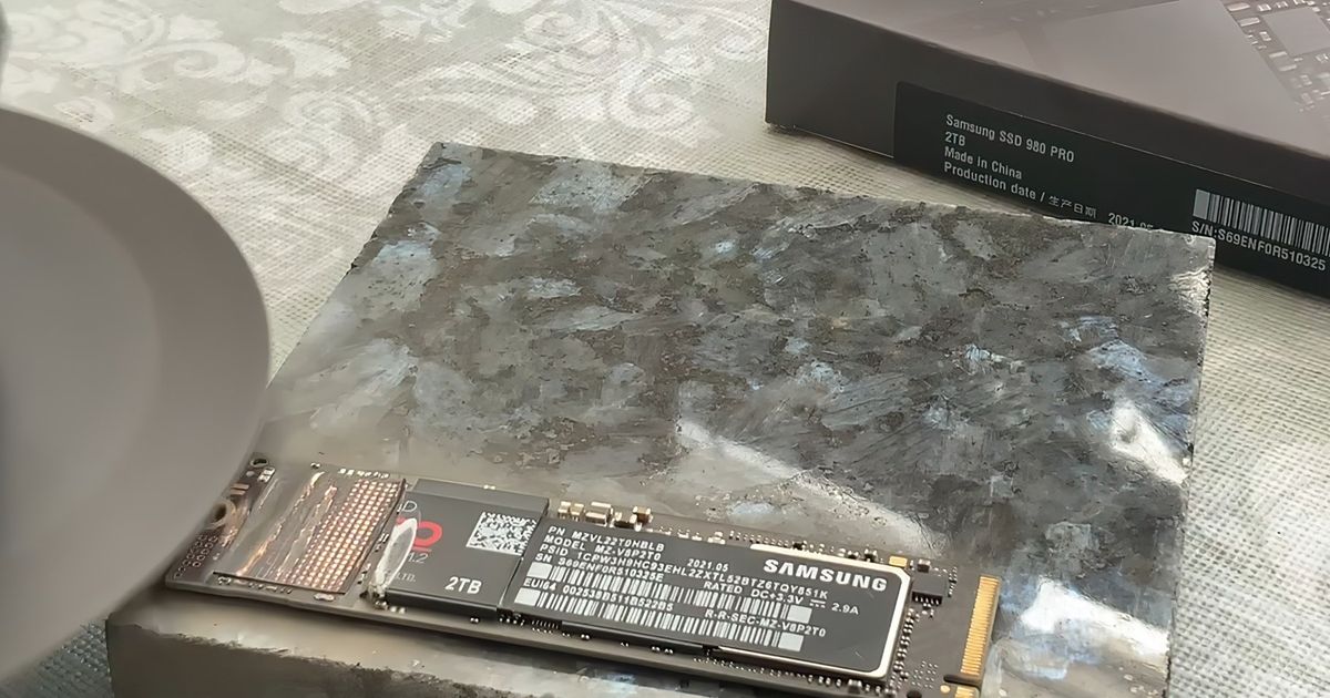 Samsung Technological Assistance suggested smashing a broken SSD with a hammer ahead of warranty replacement