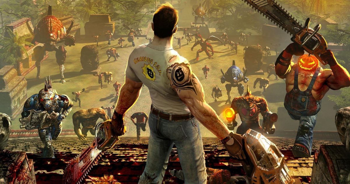 Как нарисовать serious sam