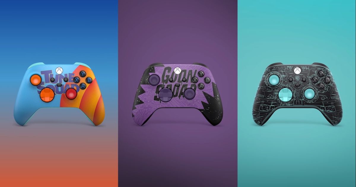 Хбокс они. Космический джэм Xbox. Xbox Controller Space Jam. Space Jam a New Legacy Xbox. Как создать свой геймпас.